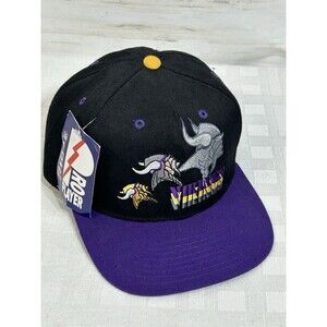 NEW! Vintage Minnesota Vikings Snapback Hat Cap Sports 90s Pro Player Team NFL
